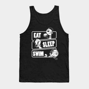 Eat Sleep Swim Repeat Swimming Lovers Gift product Tank Top